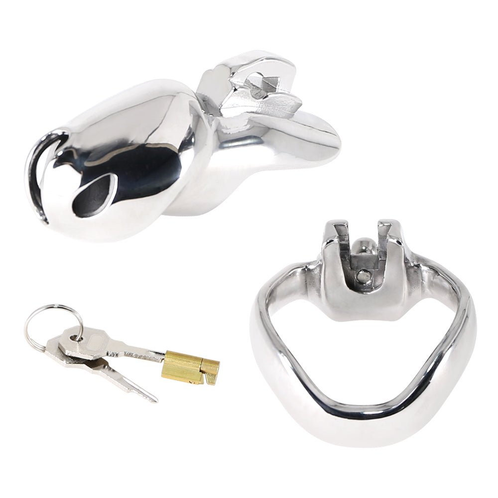HTV4 Steel with Chain / Chastity on leash - Oxy-shop
