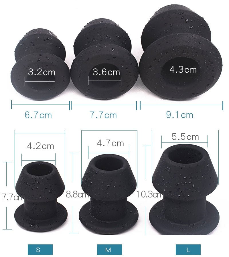 Huge Hollow Tunnel butt Plug - Oxy-shop