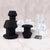 Huge Hollow Tunnel butt Plug - Black & Clear - Oxy-shop