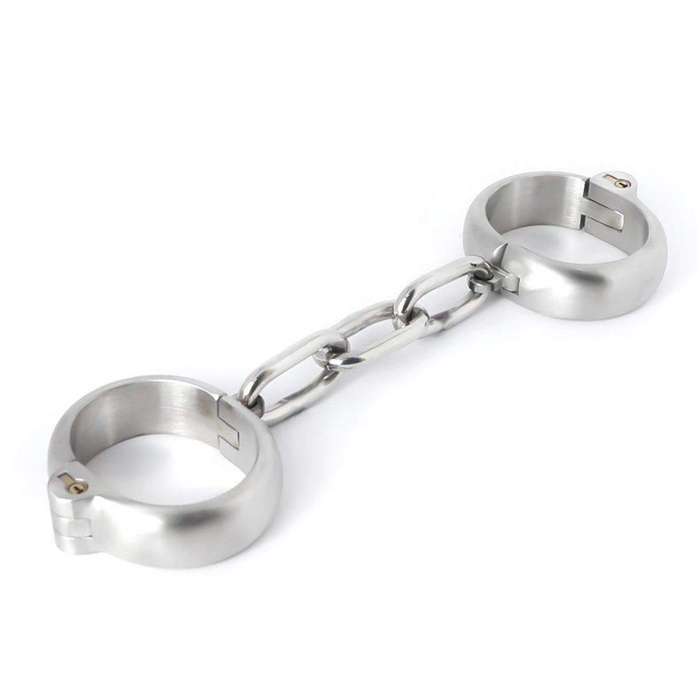 Lockable Steel Wrist or Ankle Shackles - Smooth and Secure - Oxy-shop