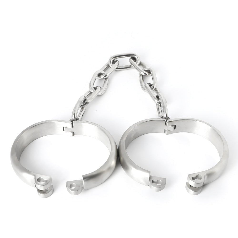 Lockable Steel Wrist or Ankle Shackles - Smooth and Secure - Oxy-shop