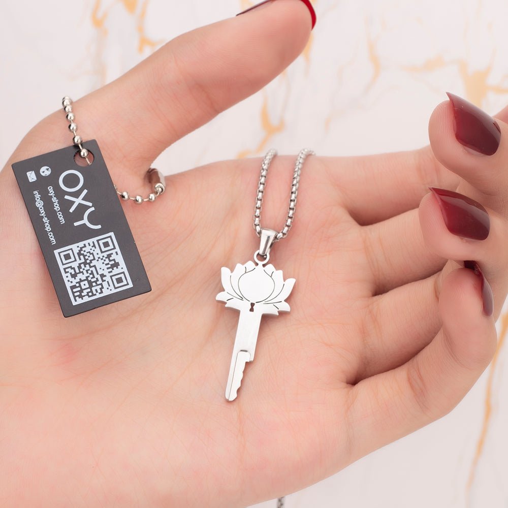 Lotus Flower - Chastity Key Locket - Chastity Keyholder - Oxy-shop