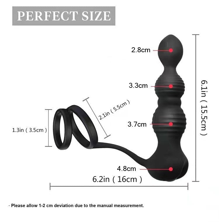 "Man's best friend" - Remote Butt plug + Cock ring - Oxy-shop