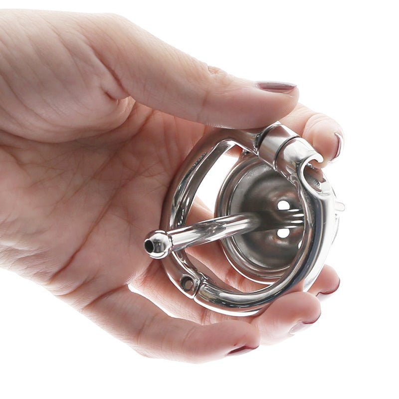 NC09 - Micro Chastity Cage - 1.57'' / 40mm - Catheter Option - Oxy-shop