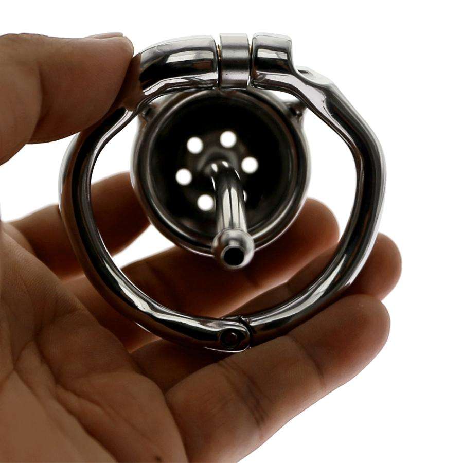 NC09 - Micro Chastity Cage - 1.57'' / 40mm - Catheter Option - Oxy-shop