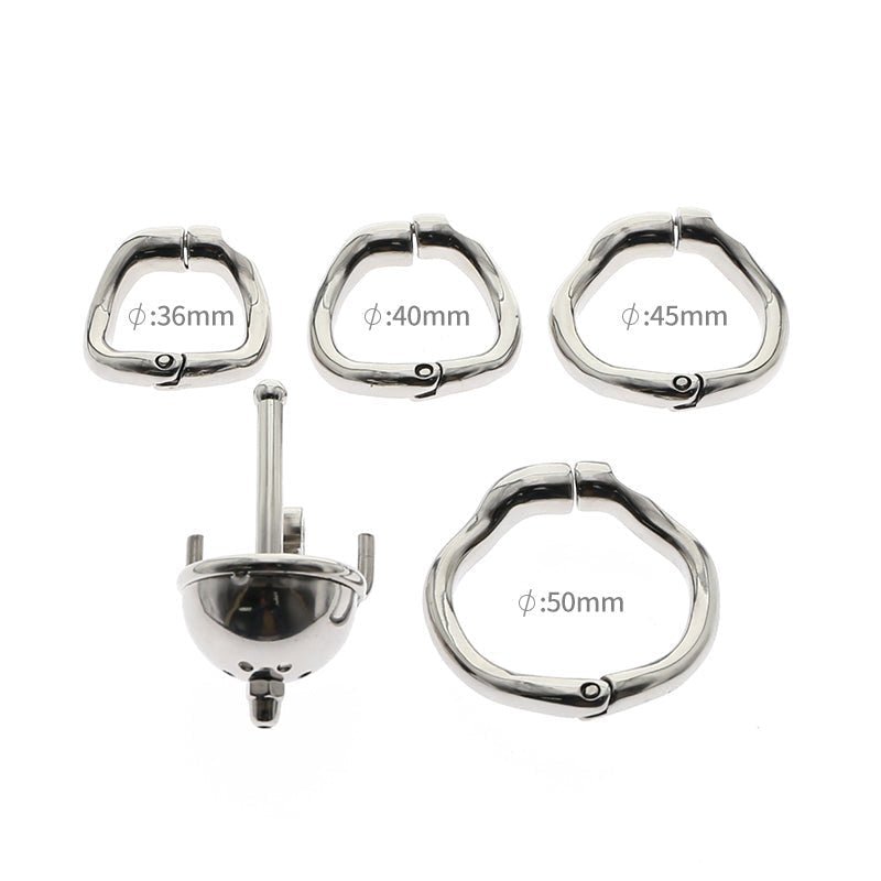 NC09 - Micro Chastity Cage - 1.57'' / 40mm - Catheter Option - Oxy-shop