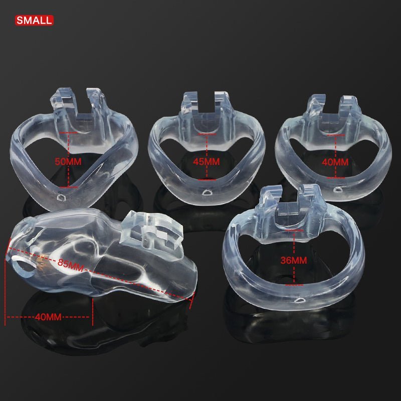 NEW HT V4 Silica Gel Chastity Cage design - Oxy-shop