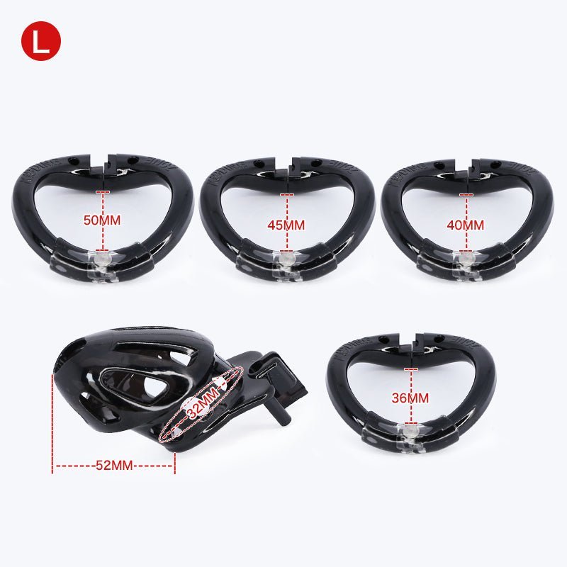 Next Generation locking chastity cage - TPE - Oxy-shop