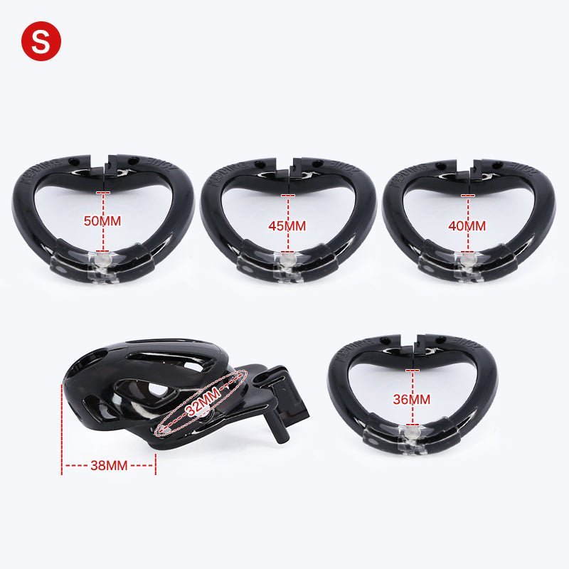 Next Generation locking chastity cage - TPE - Oxy-shop