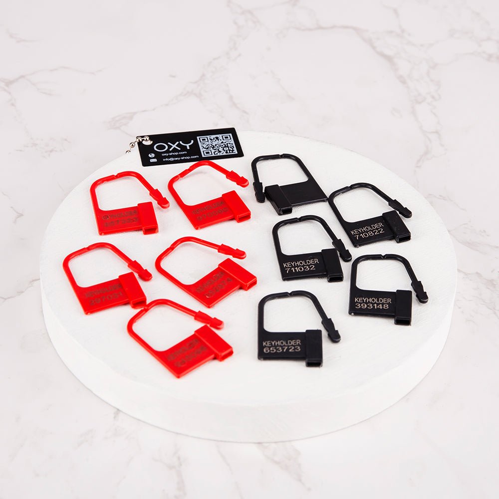 Numbered Plastic Chastity Locks x 5pc - Oxy-shop