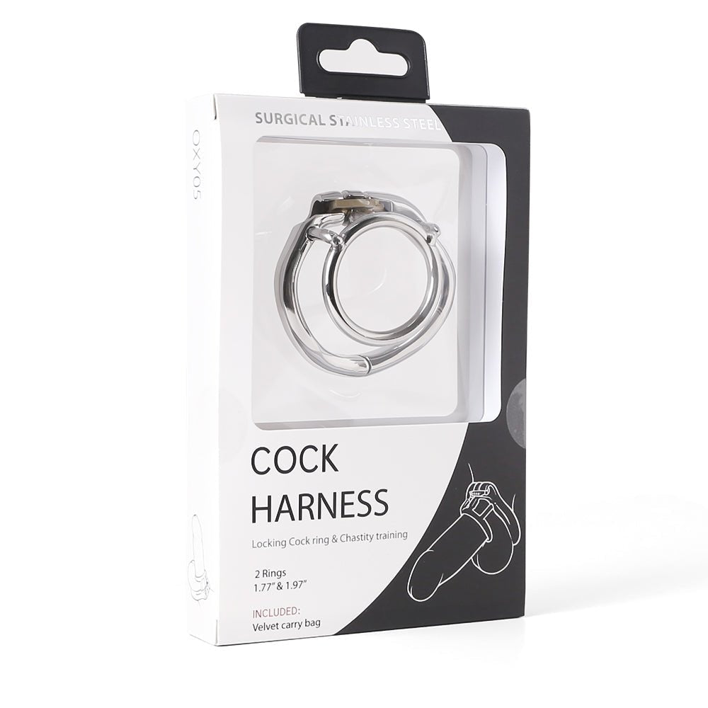 OXY05 - Locking Cock Ring/Cock Harness - Oxy-shop