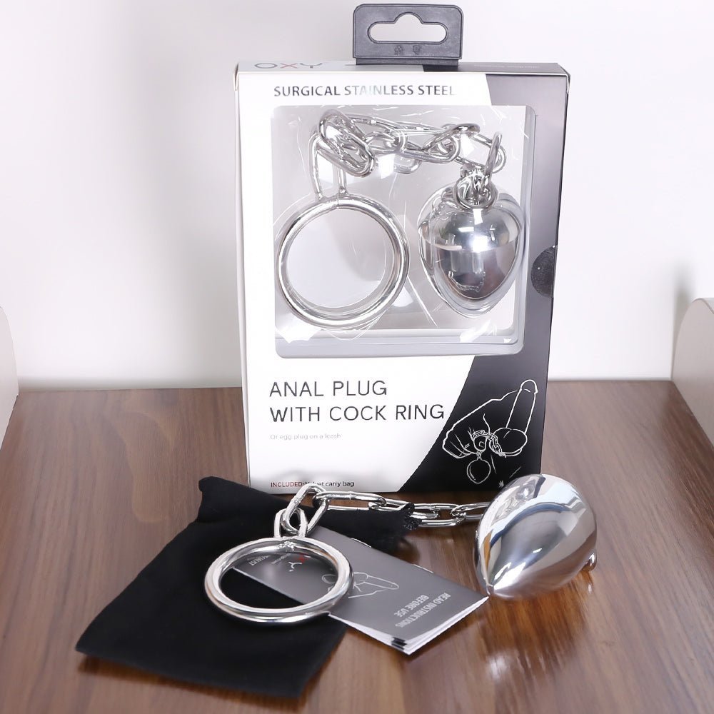 OXY11 - Anal Plug with Cock Ring - Oxy-shop