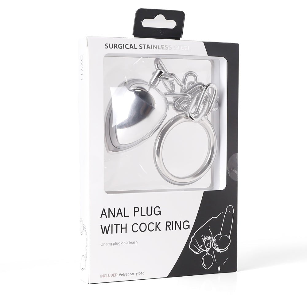 OXY11 - Anal Plug with Cock Ring - Oxy-shop