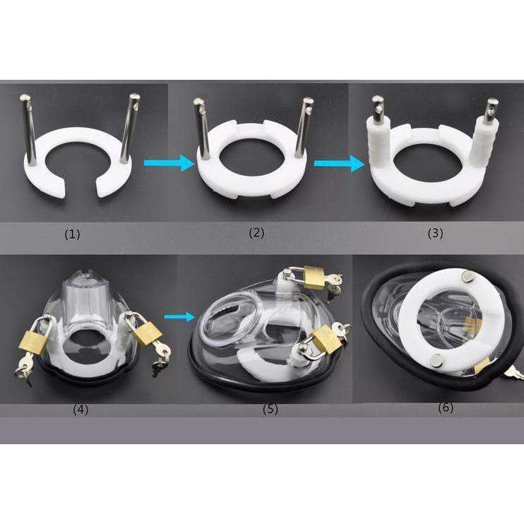 P2 - Cock Cage 2 Padlocks - 2 Colors - Oxy-shop