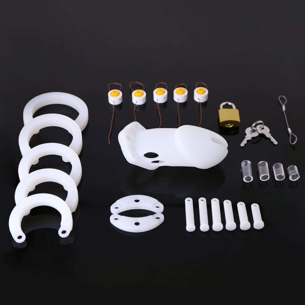 P4 - Cock cage - 5 Rings - 4 Colors - Oxy-shop