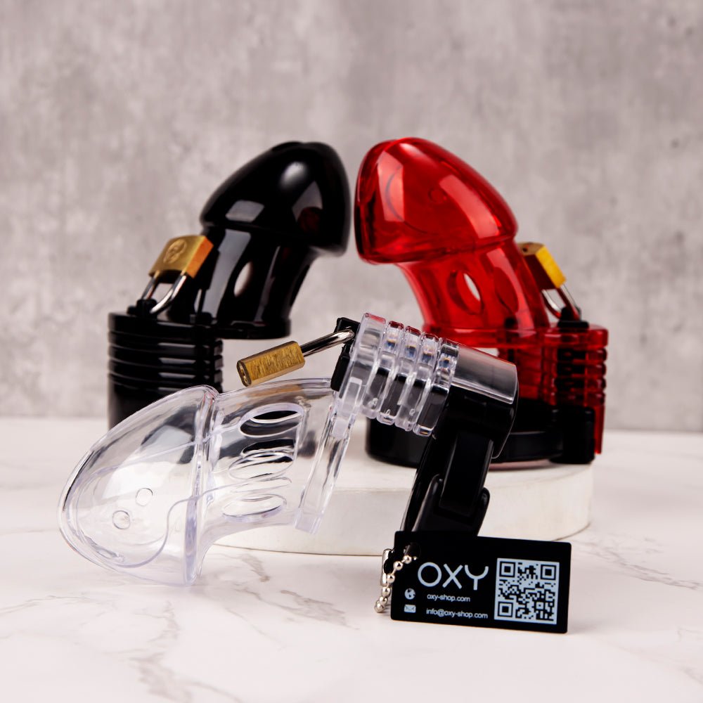 P6 - Cock cage - Autoadjust Rings - 3 Colors - Oxy-shop