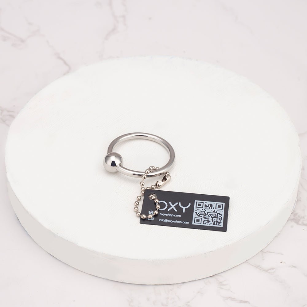 Penis ring with 1 pressure ball Penis ring with 1 pressure ball