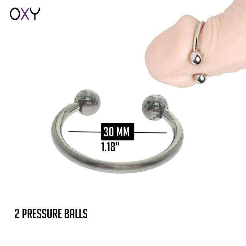 Penis ring 2 Pressure balls - Oxy-shop