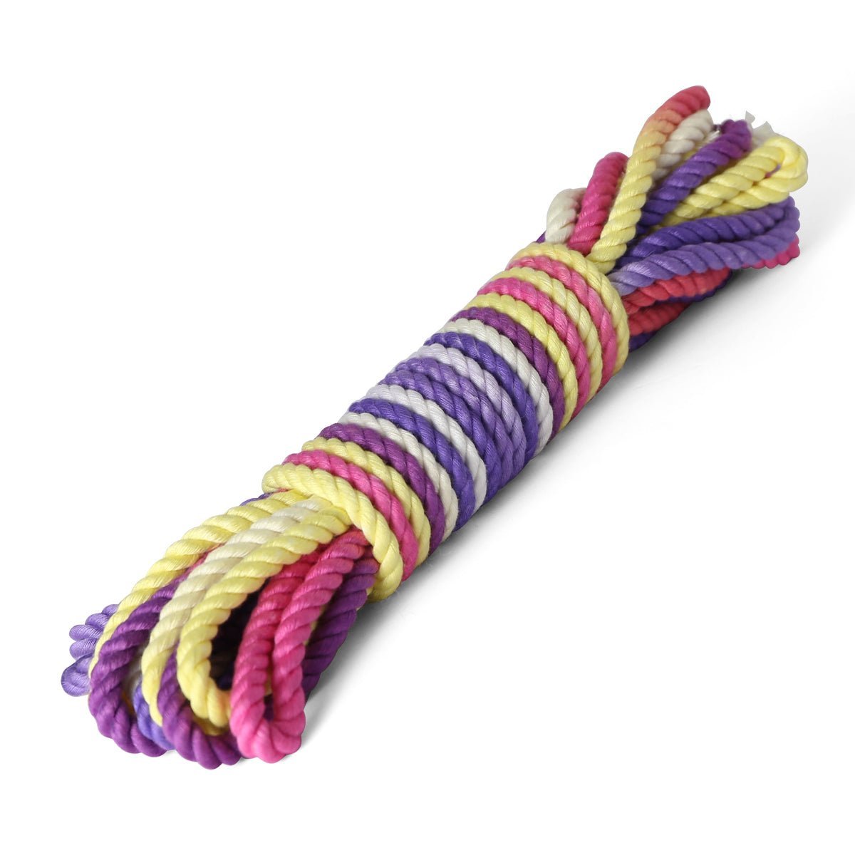 Rainbow Color Silk Kinbaku Rope - 8 meters - Oxy-shop