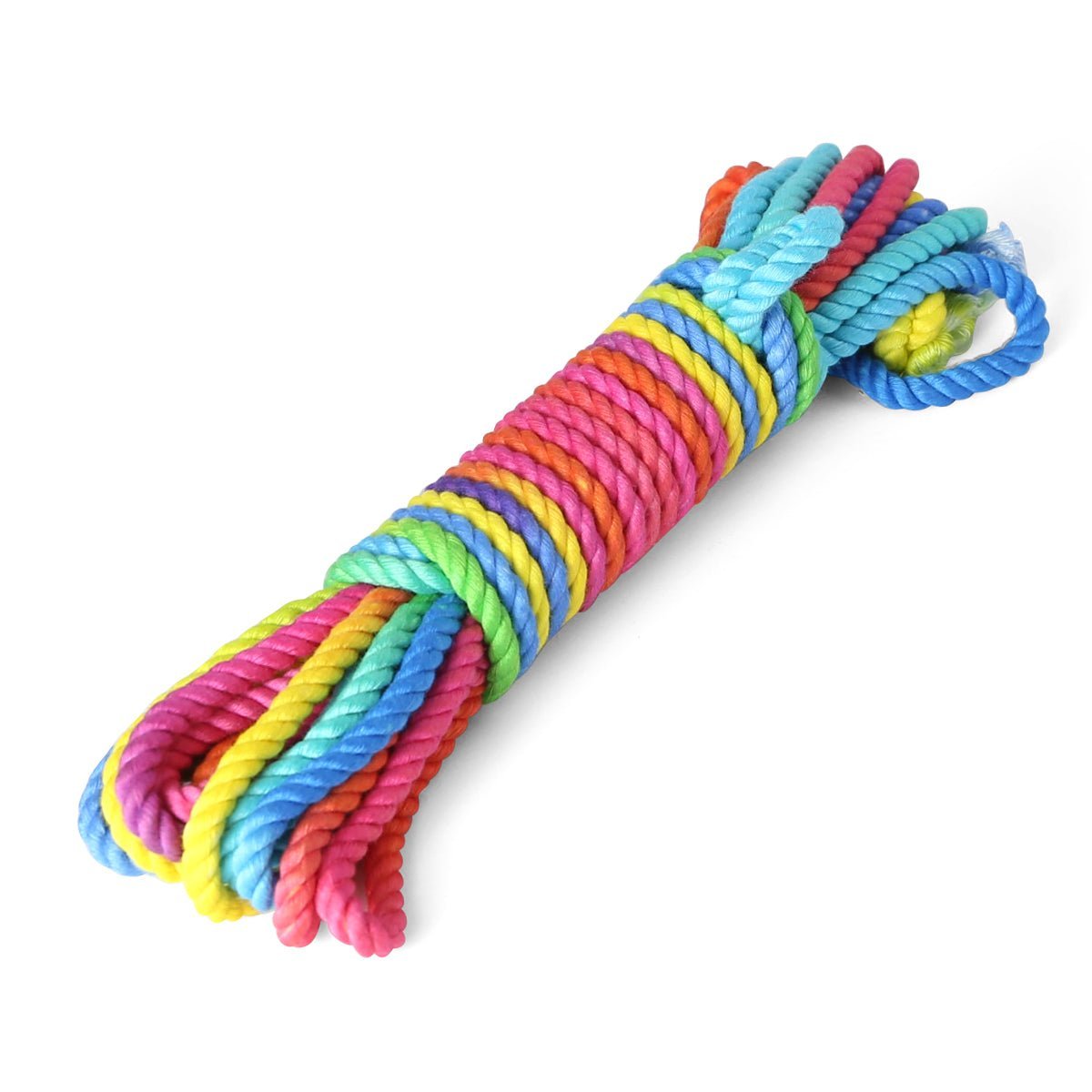 Rainbow Color Silk Kinbaku Rope - 8 meters