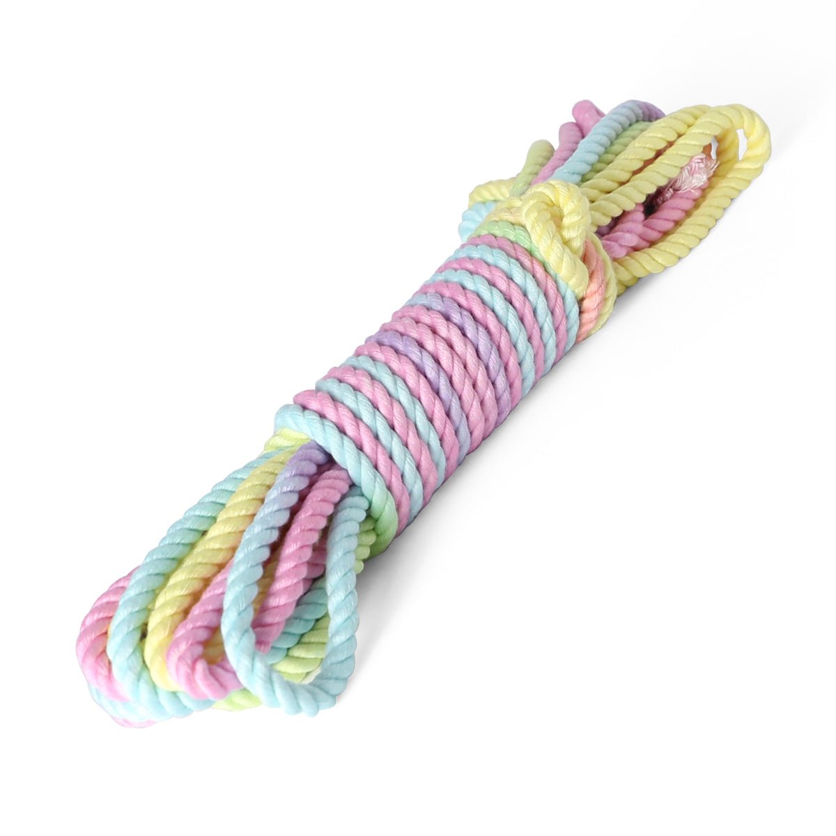 Rainbow Color Silk Kinbaku Rope - 8 meters - Oxy-shop