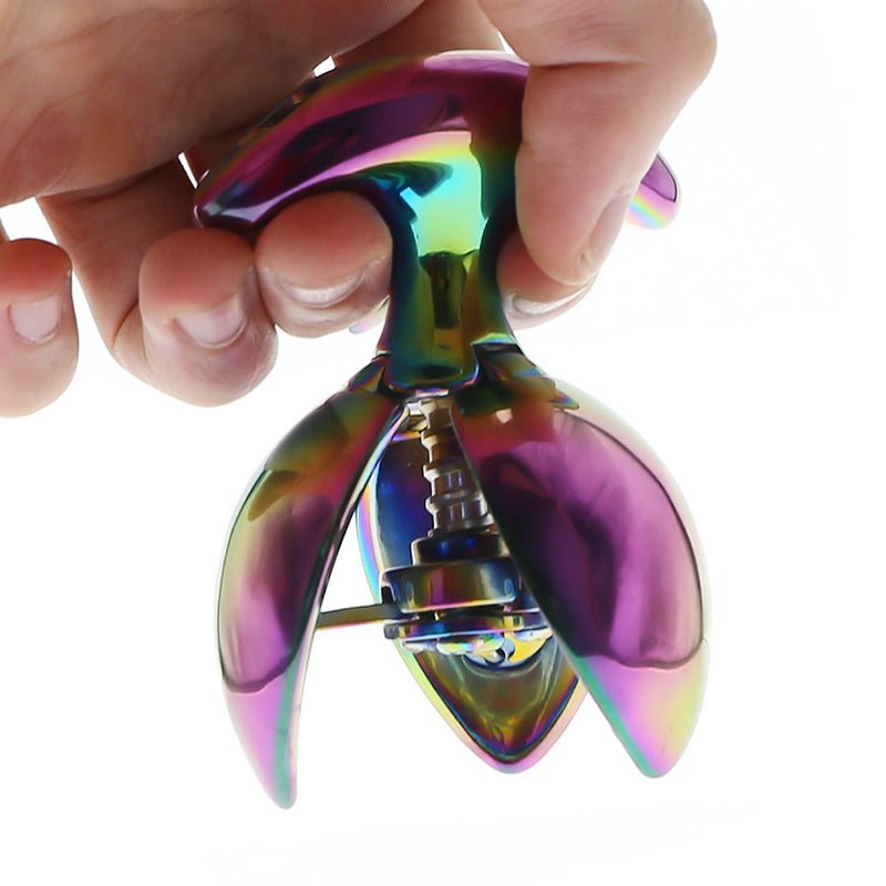 Rainbow Locking Butt Plug - Oxy-shop
