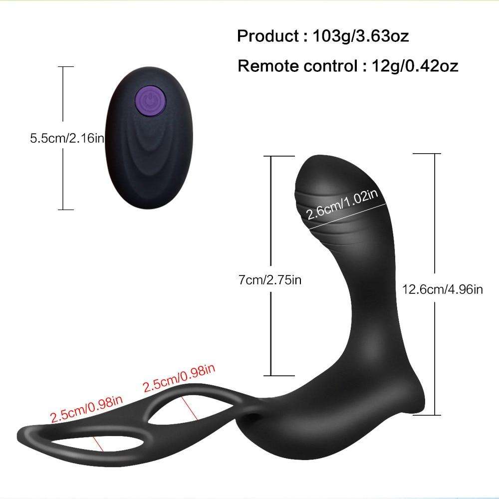 Remote Vibrating Butt plug - The Anal Crawl - Oxy-shop