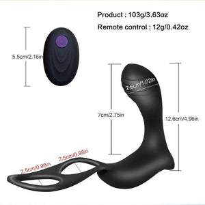 Remote Vibrating Butt plug - The Anal Crawl - Oxy-shop