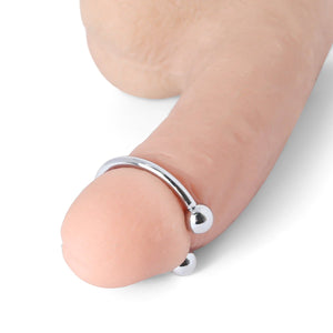 Set of 2 Glans Rings + Velvet Bag - Oxy-shop