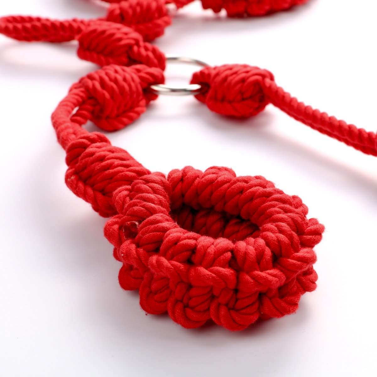 Shibari rope back restraint - BDSM gear for Bondage aesthetic and restraint - Oxy-shop