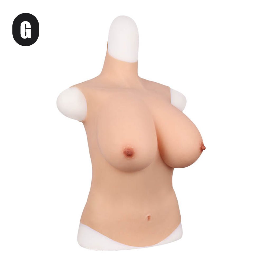 Silicone Breast Forms - Full Upper Vest for Crossdressers - Oxy-shop