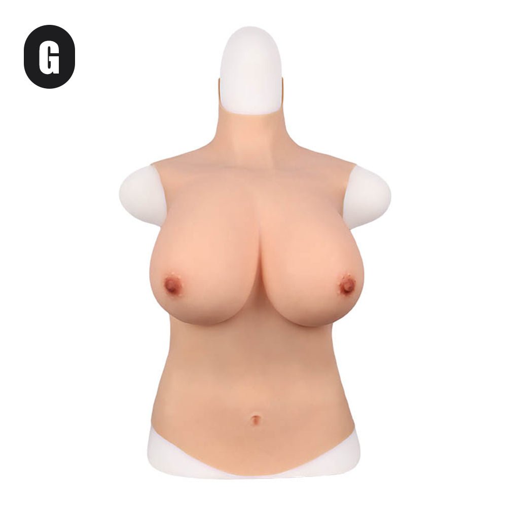 Silicone Breast Forms - Full Upper Vest for Crossdressers - Oxy-shop