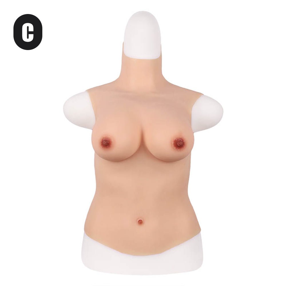 Silicone Breast Forms - Full Upper Vest for Crossdressers - Oxy-shop