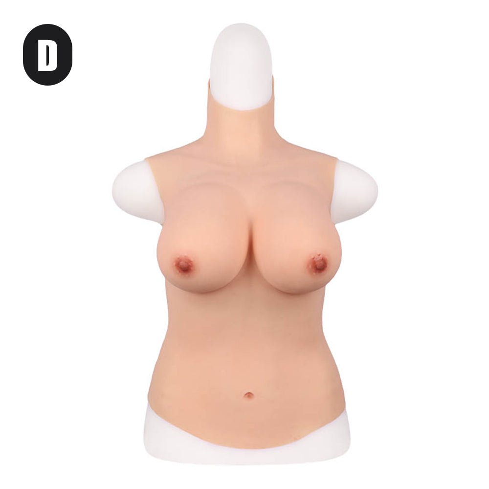 Silicone Breast Forms - Full Upper Vest for Crossdressers - Oxy-shop