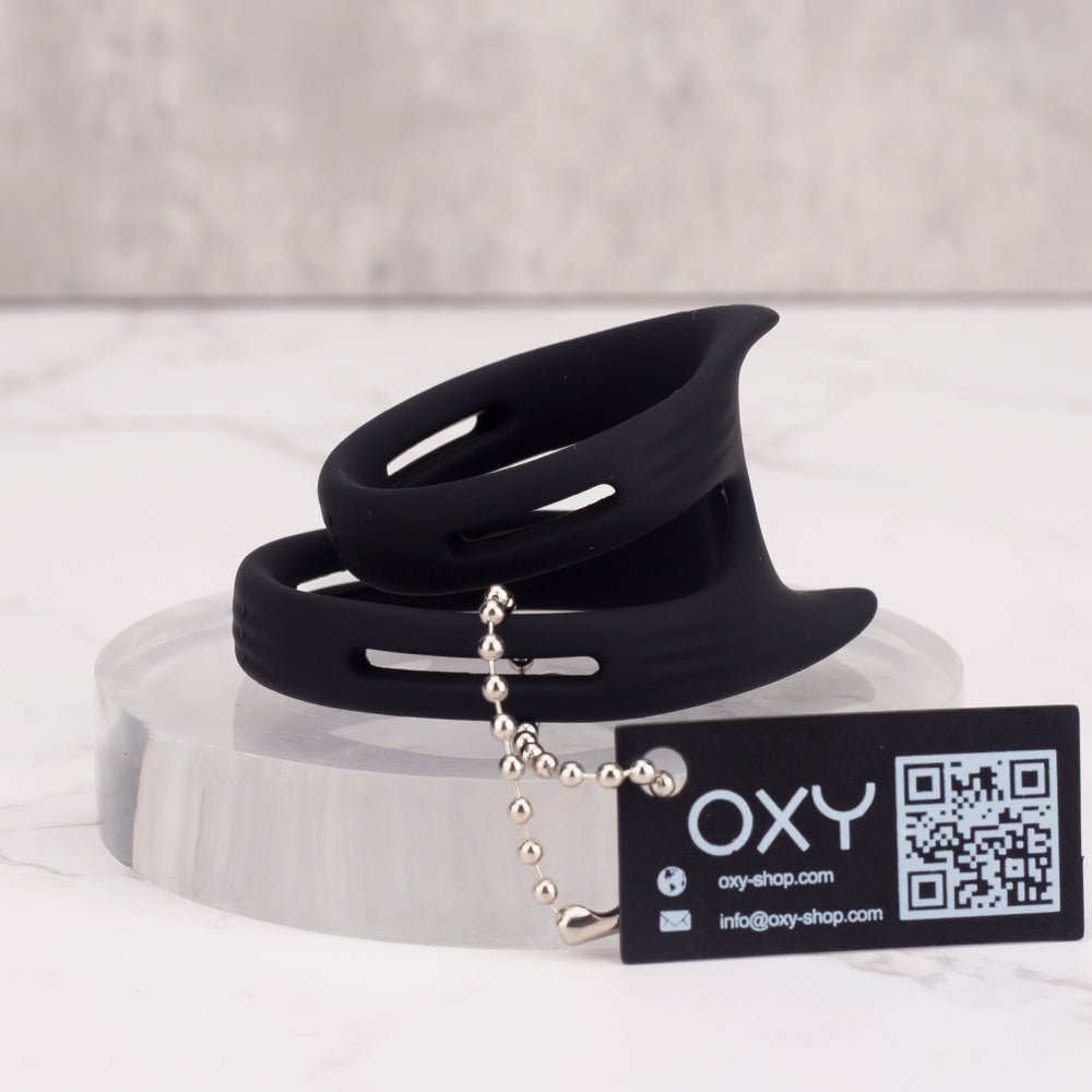 Silicone Dual Cock Ring - Oxy-shop