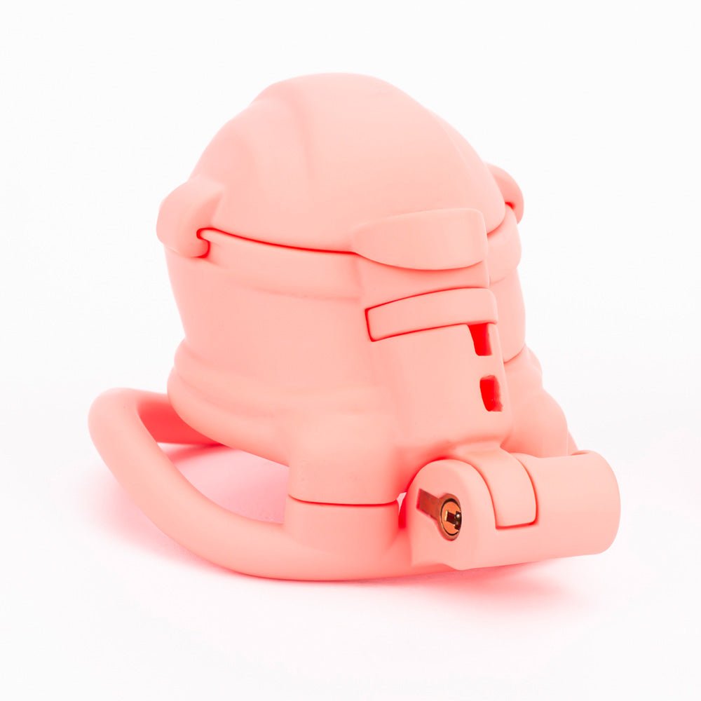 Slip Cap Design Spiked Chastity Cage - Oxy-shop