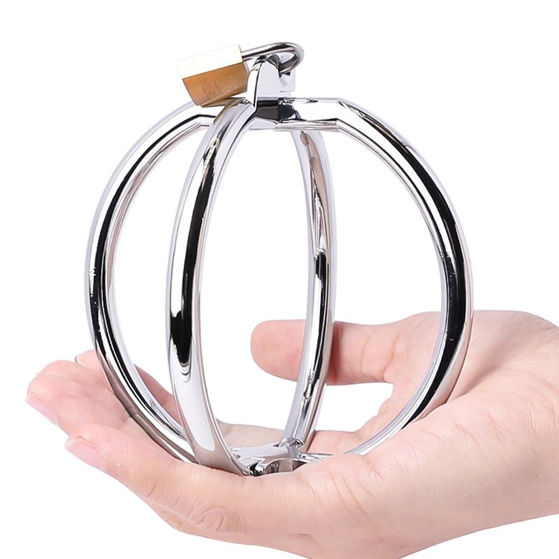 Solid Steel Cross Handcuffs - Oxy-shop