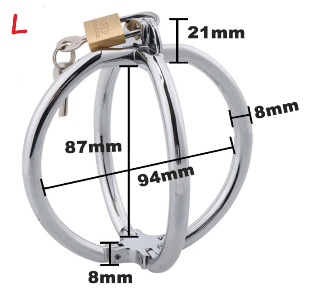 Solid Steel Cross Handcuffs - Oxy-shop