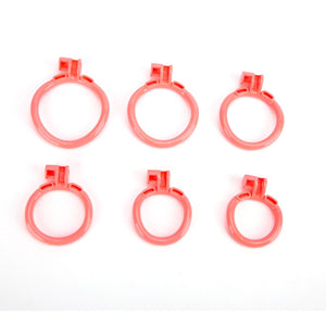 ★Spare Part: Curved Spare Chastity ring - V2- Premium paint - Oxy-shop
