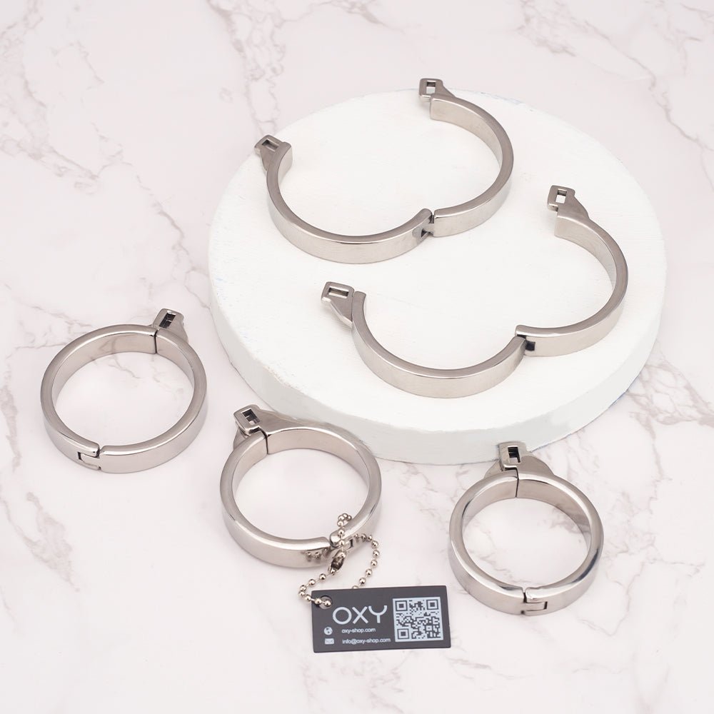 ★Spare part: Flat ring A for male chastity device, 5 Sizes to choose - Oxy-shop