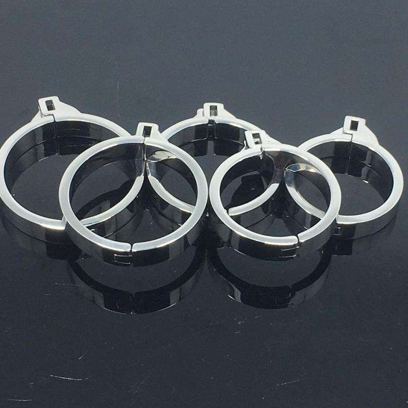 ★Spare part: Flat ring A for male chastity device, 5 Sizes to choose - Oxy-shop