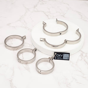 ★Spare part: Flat ring B for male chastity device, 5 Sizes to choose - Oxy-shop