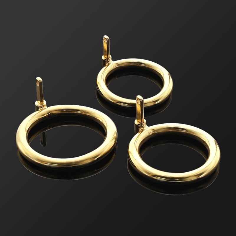 ★Spare part - Spare round ring 24K Gold - Oxy-shop