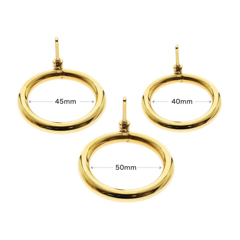 ★Spare part - Spare round ring 24K Gold - Oxy-shop