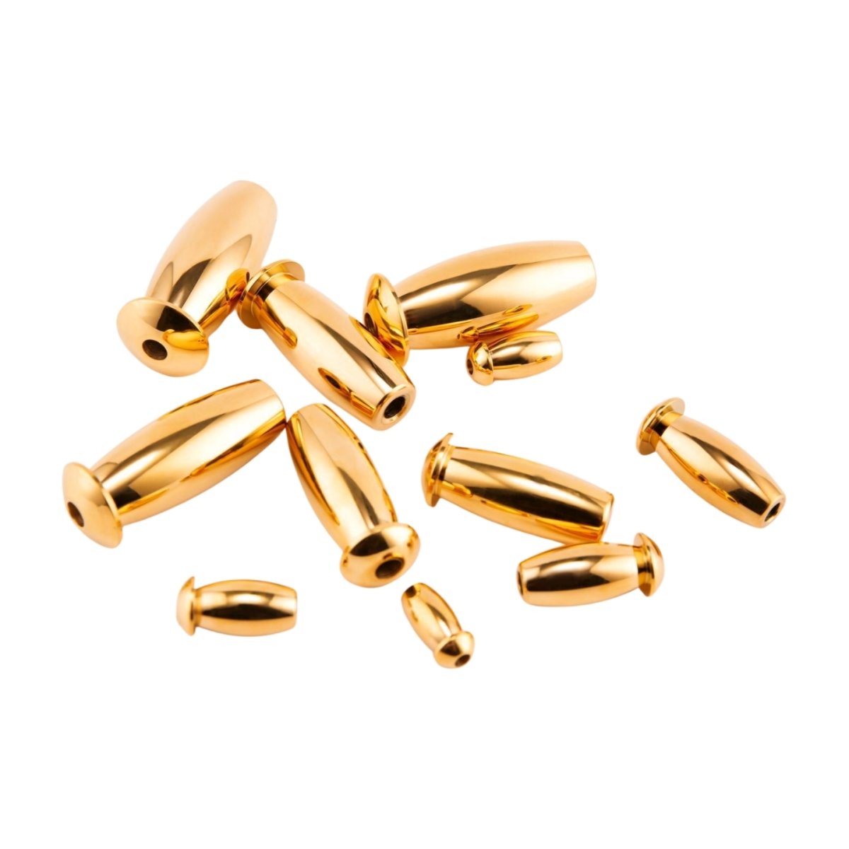 SpectrumProbe - Urethral Inserts Collection / Steel & Gold - Oxy-shop