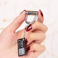 Stainless Steel PA Lock - Prince Albert Locked chastity Piercing - Oxy-shop