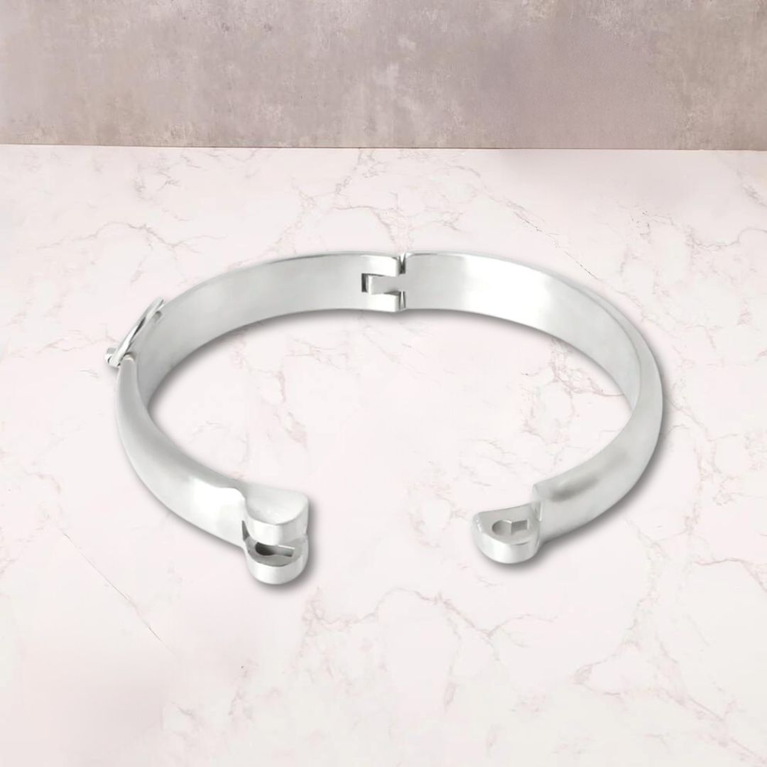 Stainless Steel Slave Collar with Ring - Male or Woman - Oxy-shop