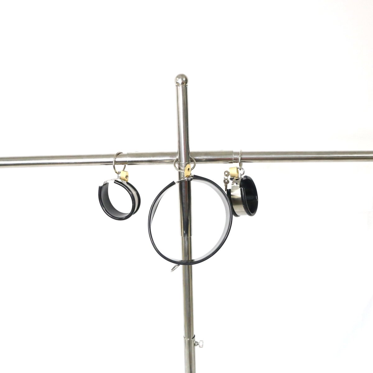 Standing Cross Stockade (with Steel Cuffs & Dildo) - Oxy-shop