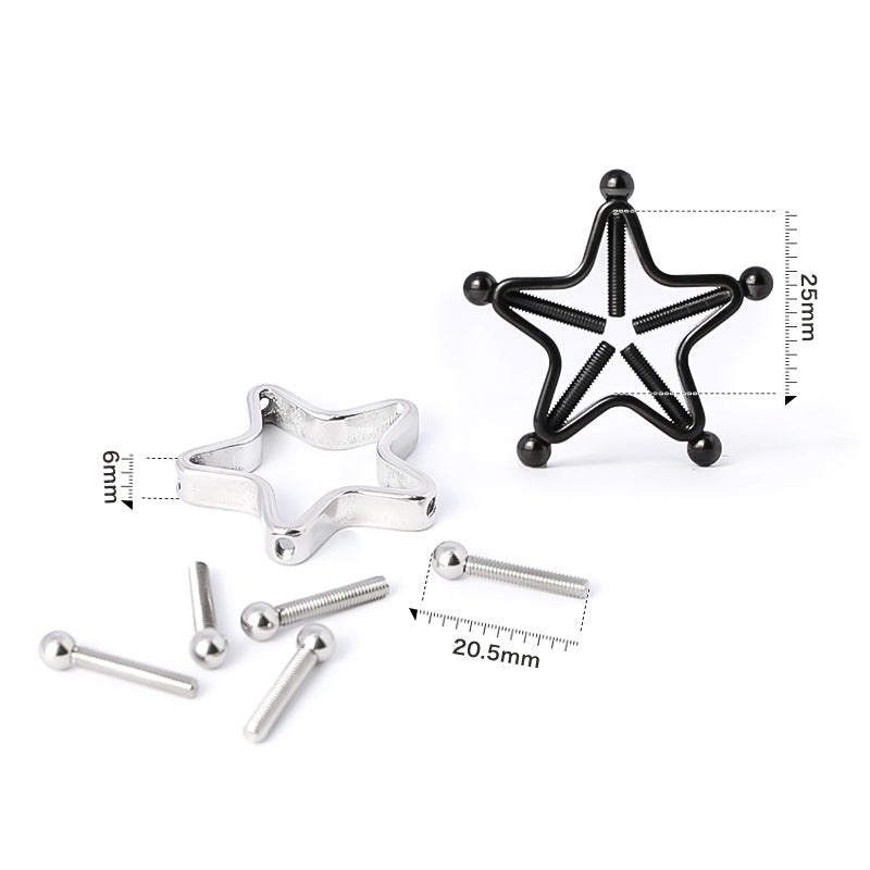 Star Nipple Clamps ⭐ - Oxy-shop