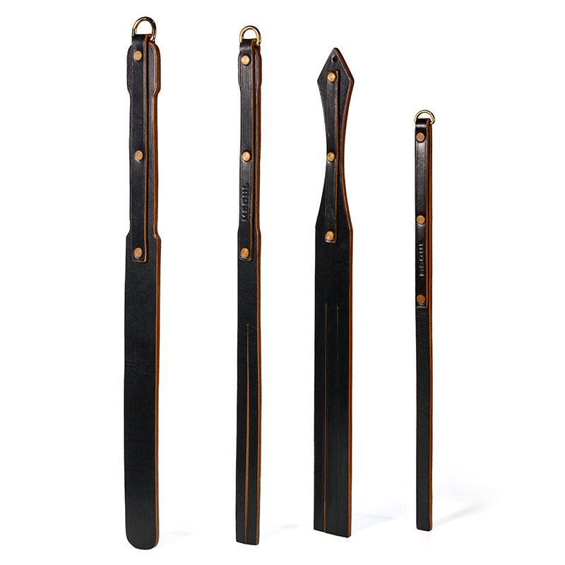 Tawse Spanking Set - 4pcs - 100% Genuine Cow Leather - Oxy-shop